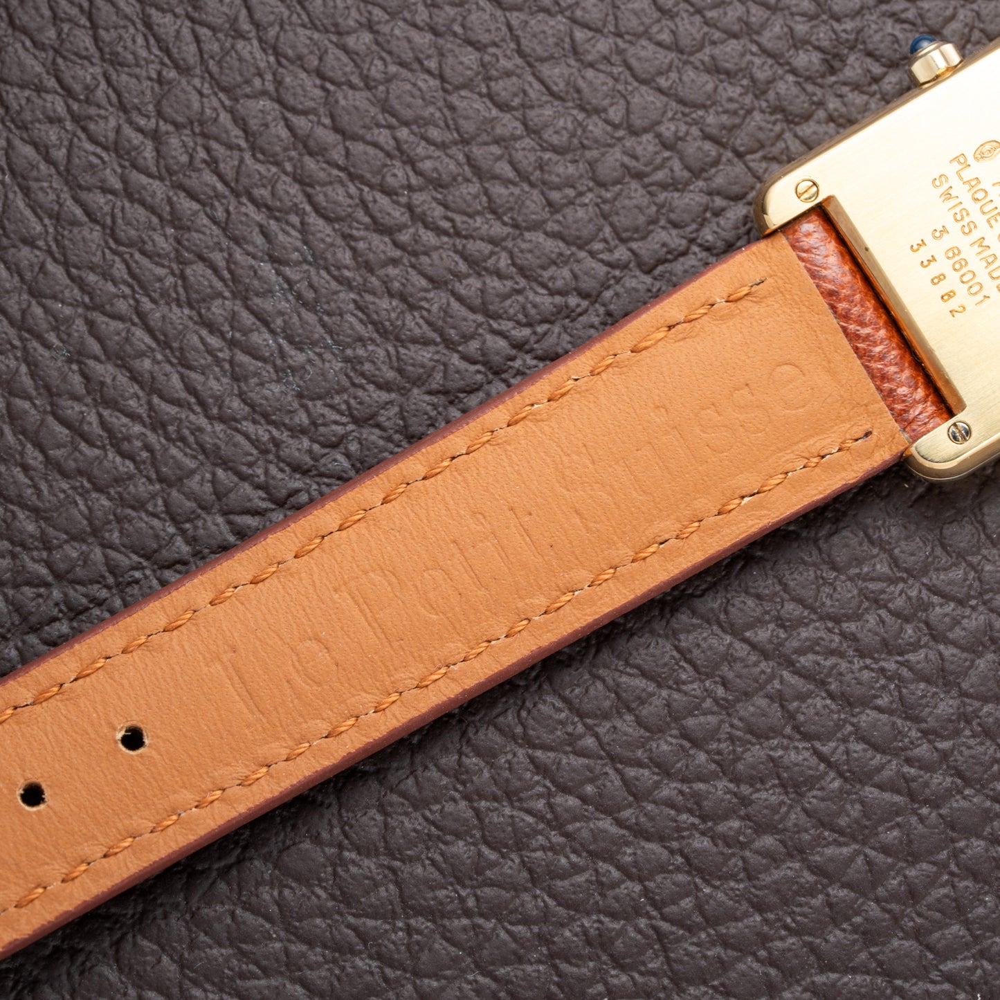 Cartier Tank Must de Silver Art Deco Dial Vermeil Full Set from 1985 with 2025 Cartier Service