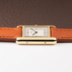 Cartier Tank Must de Silver Art Deco Dial Vermeil Full Set from 1985 with 2025 Cartier Service