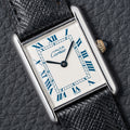 Cartier Must de Tank Silver White Roman Dial GM Reference 690006 from 1990s