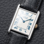Cartier Must de Tank Silver White Roman Dial GM Reference 690006 from 1990s