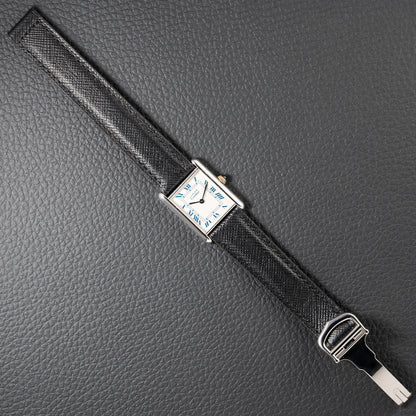 Cartier Must de Tank Silver White Roman Dial GM Reference 690006 from 1990s