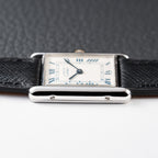 Cartier Must de Tank Silver White Roman Dial GM Reference 690006 from 1990s