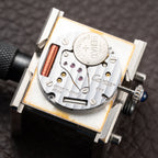 Cartier Tank Must de White Blue Roman Dial Large GM 925 Silver Ref. 2414 from 2000s