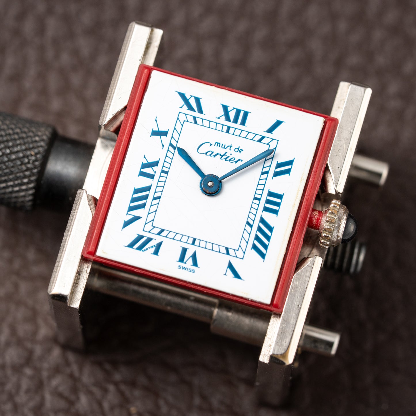 Cartier Must de Tank Silver White Roman Dial PM SM Reference 3 66001
