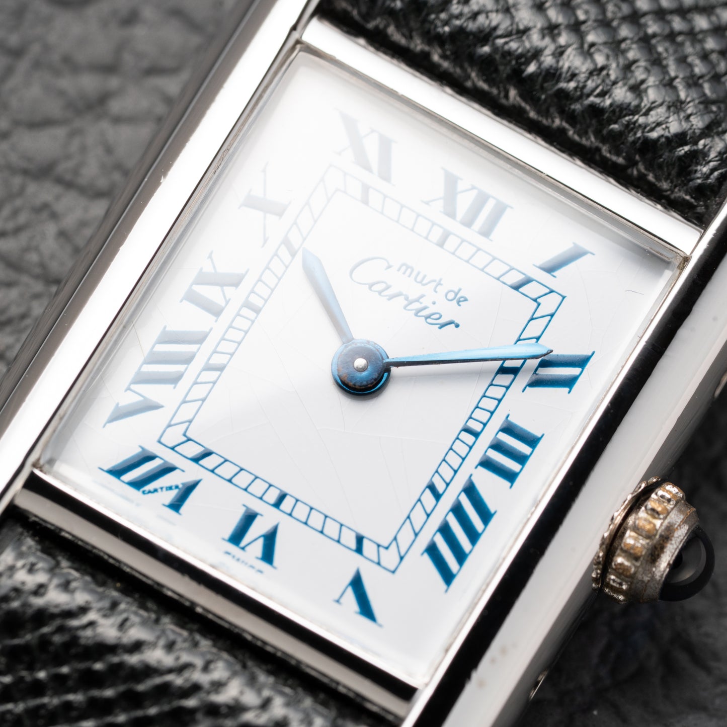 Cartier Must de Tank Silver White Roman Dial PM SM Reference 3 66001