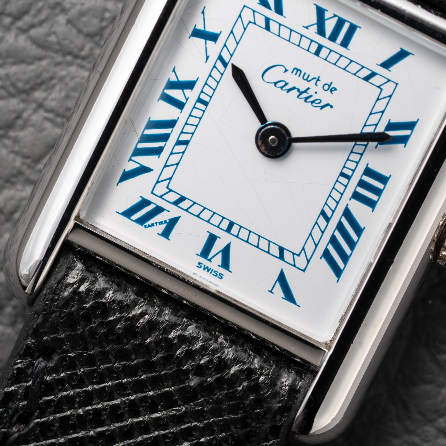 Cartier Must de Tank Silver White Roman Dial PM SM Reference 3 66001