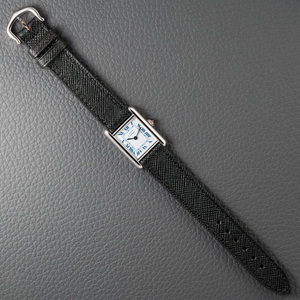 Cartier Must de Tank Silver White Roman Dial PM SM Reference 3 66001