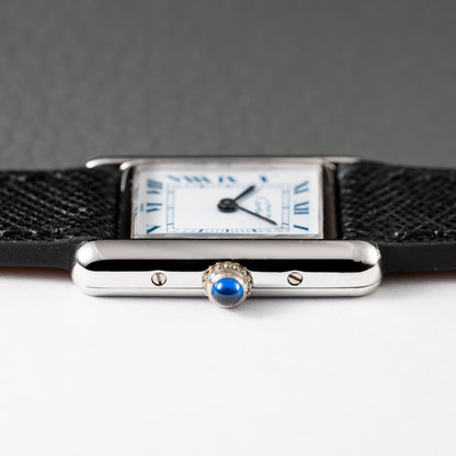 Cartier Must de Tank Silver White Roman Dial PM SM Reference 3 66001