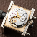 Cartier Tank Must de Vermeil ‘Turtle Shell’ Brown Wood Dial GM 1980s