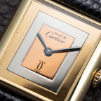 Cartier Tank Must de Rare Trinity Mirror Dial Vermeil GM from 1980s