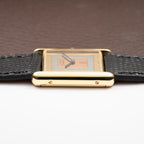 Cartier Tank Must de Rare Trinity Mirror Dial Vermeil GM from 1980s
