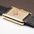 Cartier Tank Must de Rare Trinity Mirror Dial Vermeil GM from 1980s