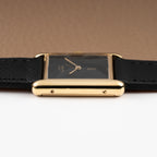 Cartier Tank Must de Vermeil Black 'Onyx' Dial GM from 1990s