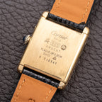Cartier Tank Must de Black Onyx Dial Vermeil GM from 1980s