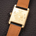 Cartier Tank Must de Art Deco Black Dial Vermeil Ref 5057001 from 1990s
