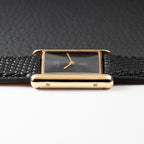 Cartier Tank Must de Vermeil Black Onyx Dial GM 1980s