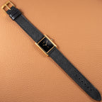 Cartier Tank Must de Black 'Onyx' Dial Vermeil GM from 1990s