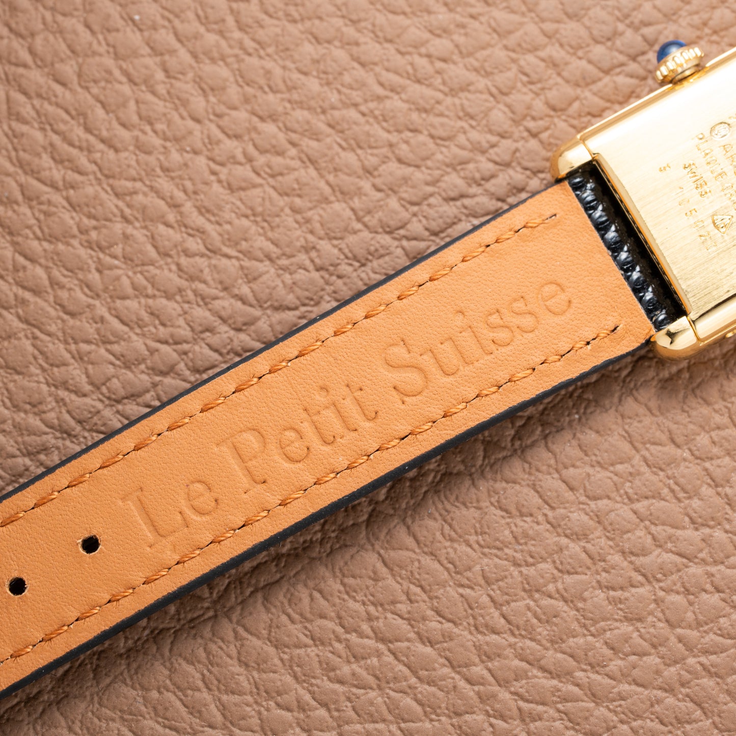 Cartier Tank Must de Vermeil Black 'onyx' Dial PM 1980s