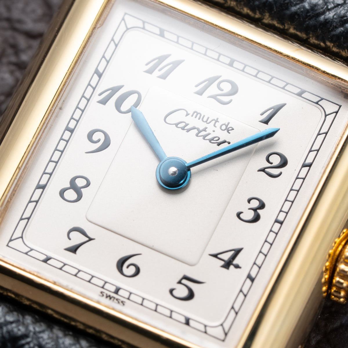 Cartier Tank Must de Breguet Numerals Dial Vermeil Quartz Cartier Serviced 2026 PM Ref. 5057001 from 1990s