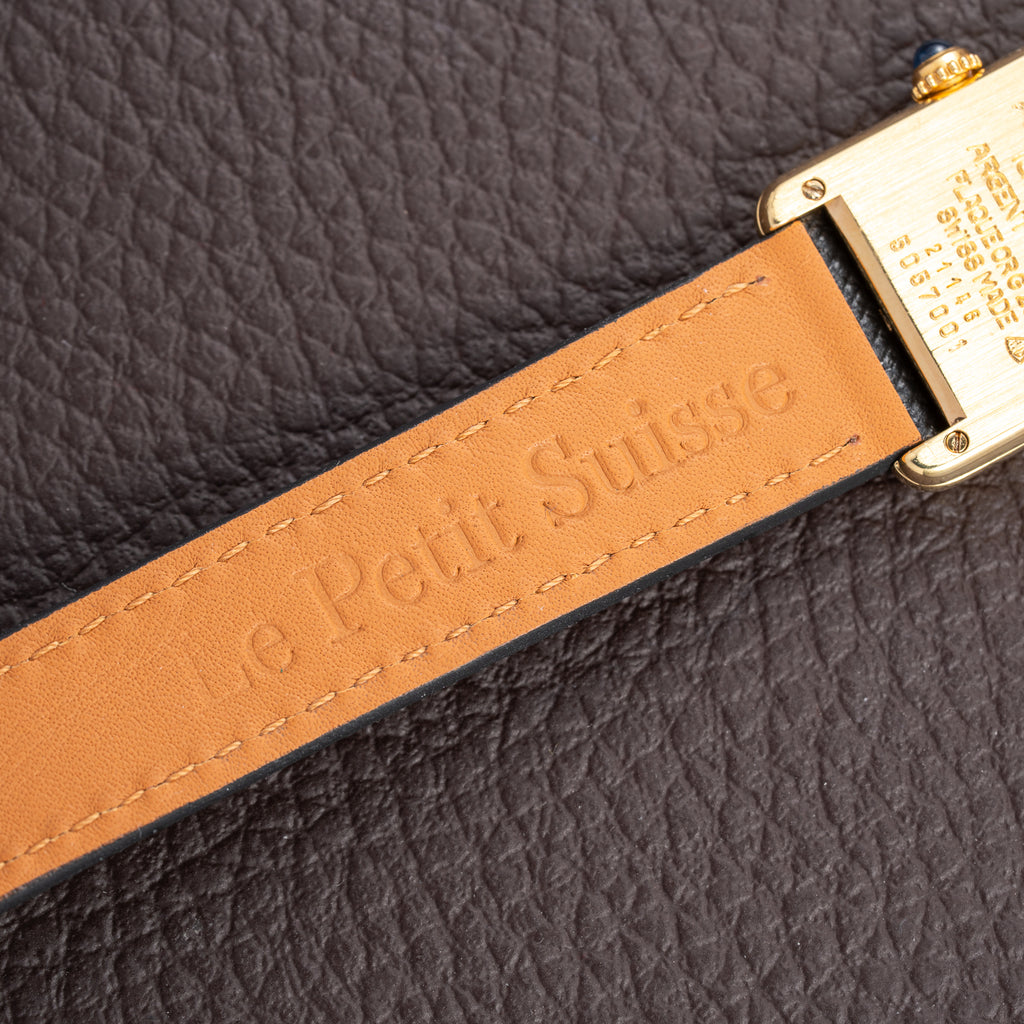 Cartier Tank Must de Breguet Numerals Dial Vermeil Quartz Cartier Serviced 2026 PM Ref. 5057001 from 1990s