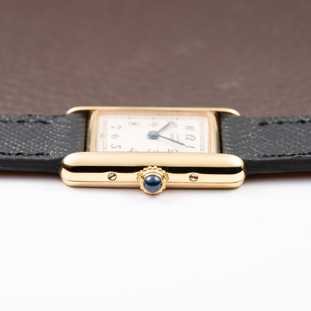 Cartier Tank Must de Breguet Numerals Dial Vermeil Quartz Cartier Serviced 2026 PM Ref. 5057001 from 1990s