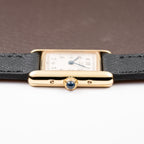 Cartier Tank Must de Breguet Numerals Dial Vermeil Quartz Cartier Serviced 2026 PM Ref. 5057001 from 1990s