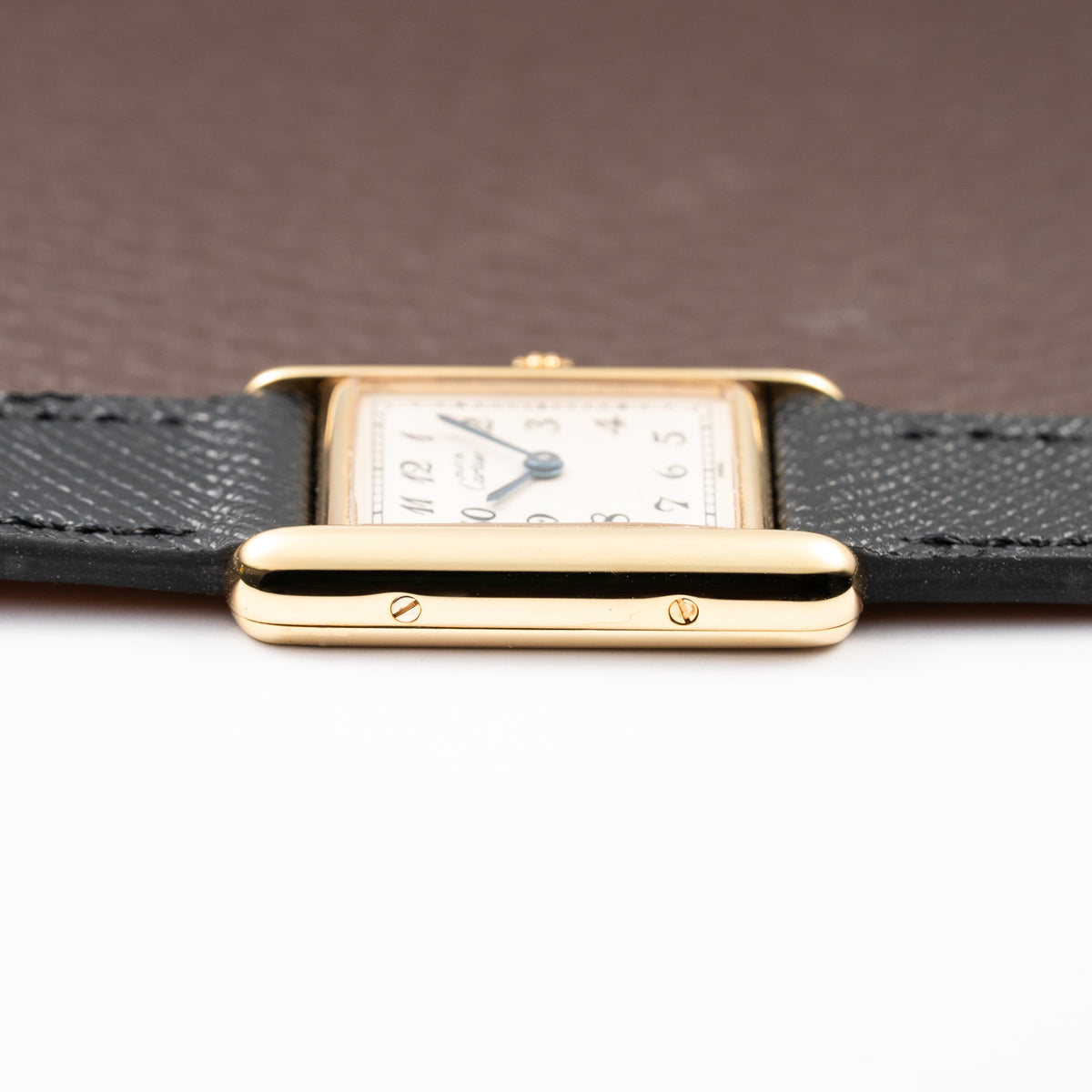 Cartier Tank Must de Breguet Numerals Dial Vermeil Quartz Cartier Serviced 2026 PM Ref. 5057001 from 1990s
