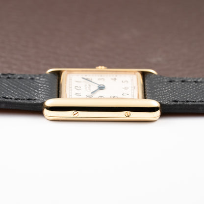 Cartier Tank Must de Breguet Numerals Dial Vermeil Quartz PM Ref. 5057001 from 1990s
