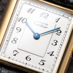 Cartier Tank Must de Breguet Numerals Dial Vermeil Ref 590005 From 1990s
