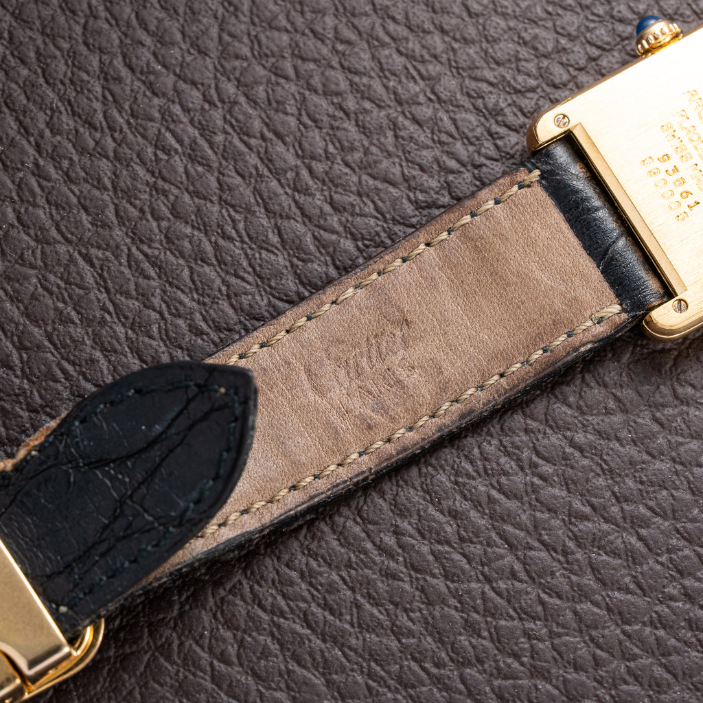 Cartier Tank Must de Breguet Numerals Dial Vermeil Ref 590005 From 1990s