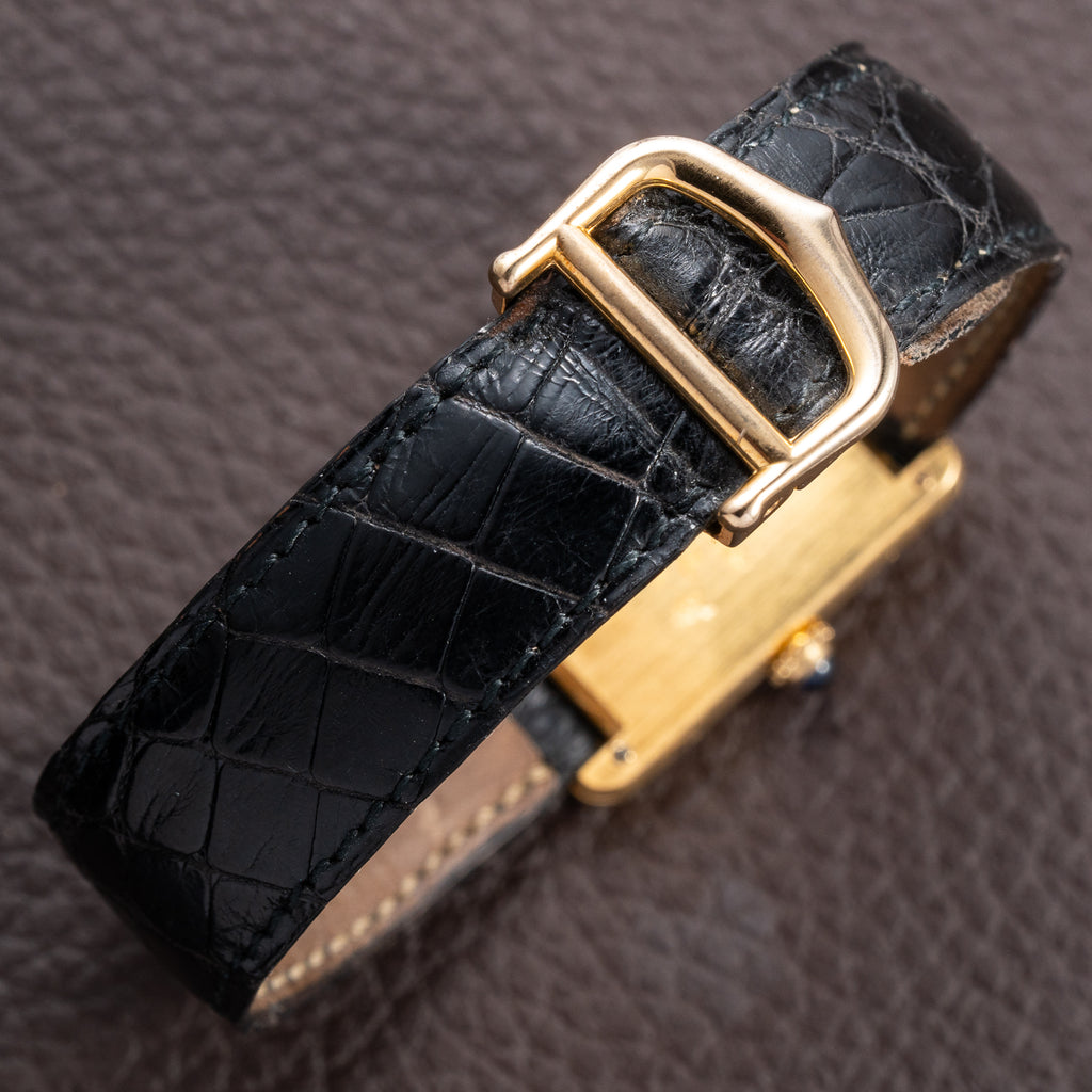 Cartier Tank Must de Breguet Numerals Dial Vermeil Ref 590005 From 1990s
