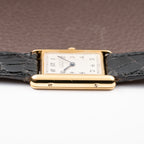 Cartier Tank Must de Breguet Numerals Dial Vermeil Ref 590005 From 1990s