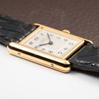 Cartier Tank Must de Breguet Numerals Dial Vermeil Ref 590005 From 1990s