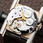 Cartier Tank Must de Vermeil ‘Turtle Shell’ Brown Wood Chocolate Dial PM 1980s