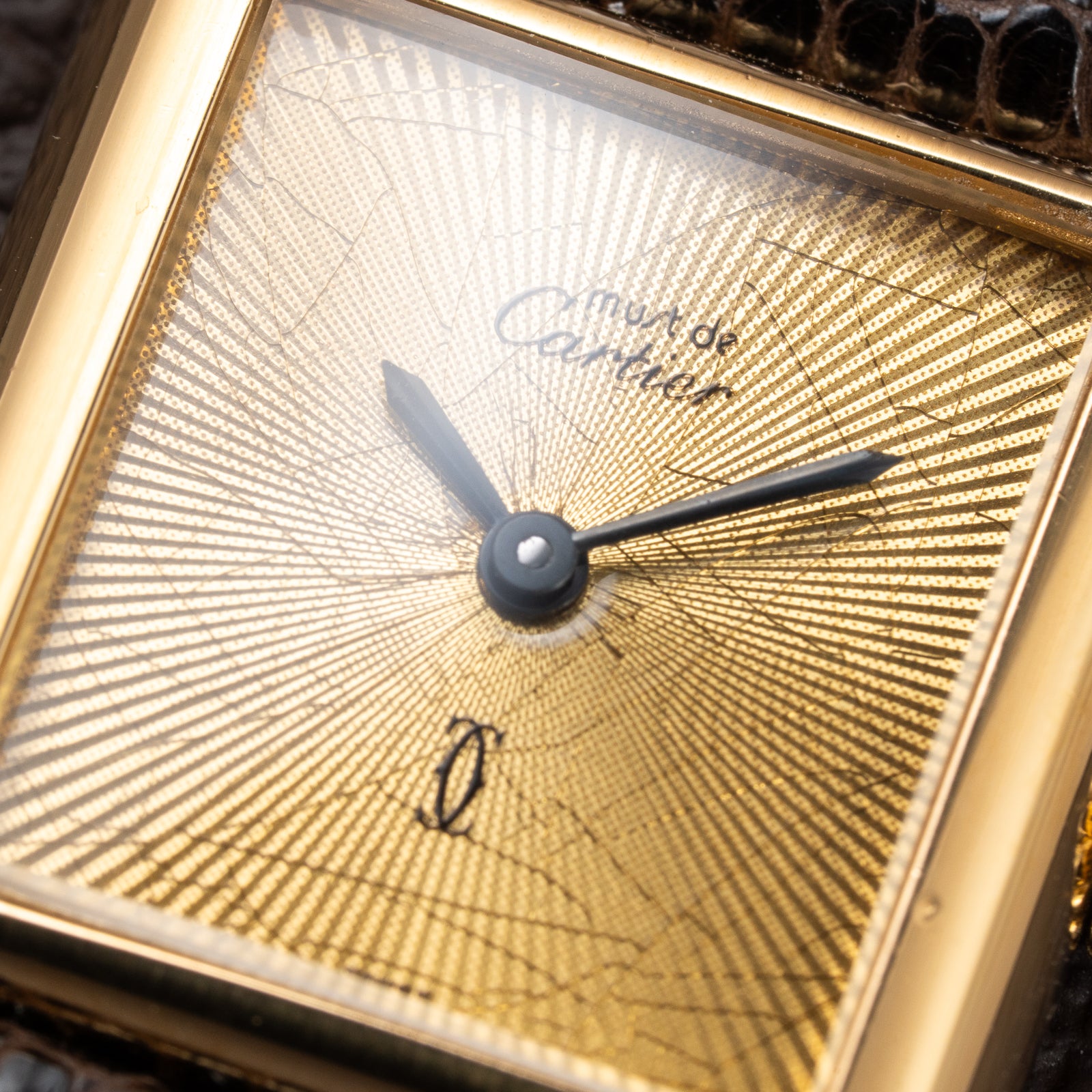 Cartier Tank Must de Vermeil "Discor" Dial PM from 1980s