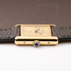 Cartier Tank Must de Vermeil "Discor" Dial PM from 1980s