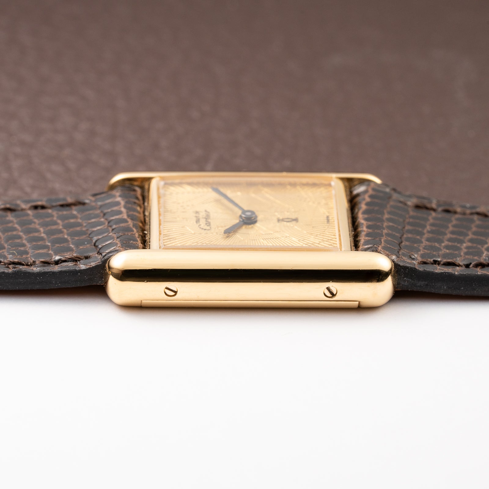 Cartier Tank Must de Vermeil "Discor" Dial PM from 1980s