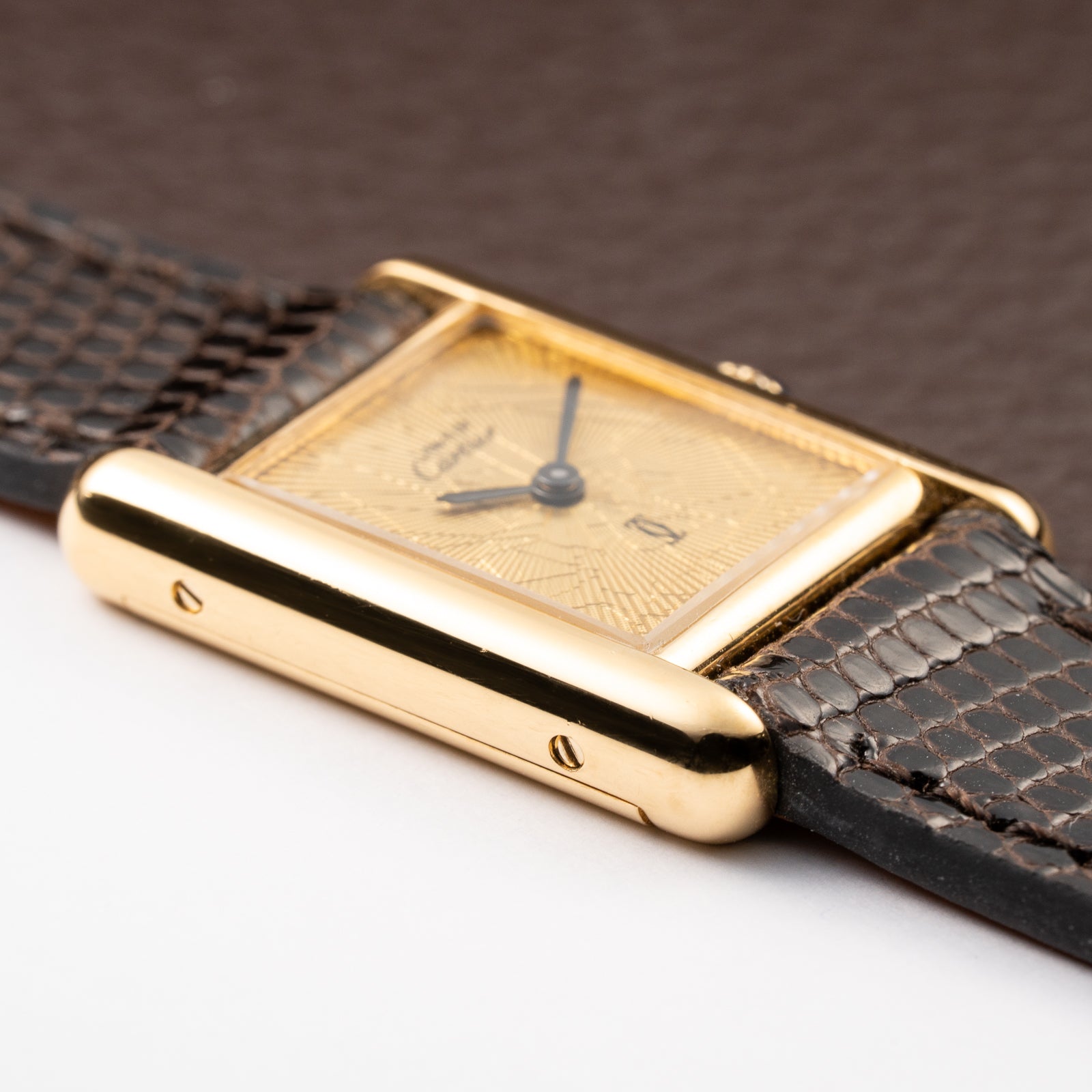 Cartier Tank Must de Vermeil "Discor" Dial PM from 1980s