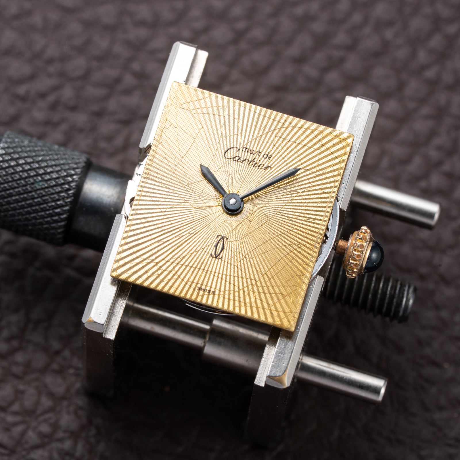Cartier Tank Must de Vermeil "Discor" Dial PM from 1980s
