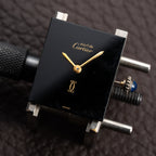 Cartier Tank Must de Vermeil Black Onyx Dial GM From 1980s