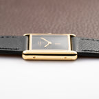 Cartier Tank Must de Vermeil Black Onyx Dial GM From 1980s