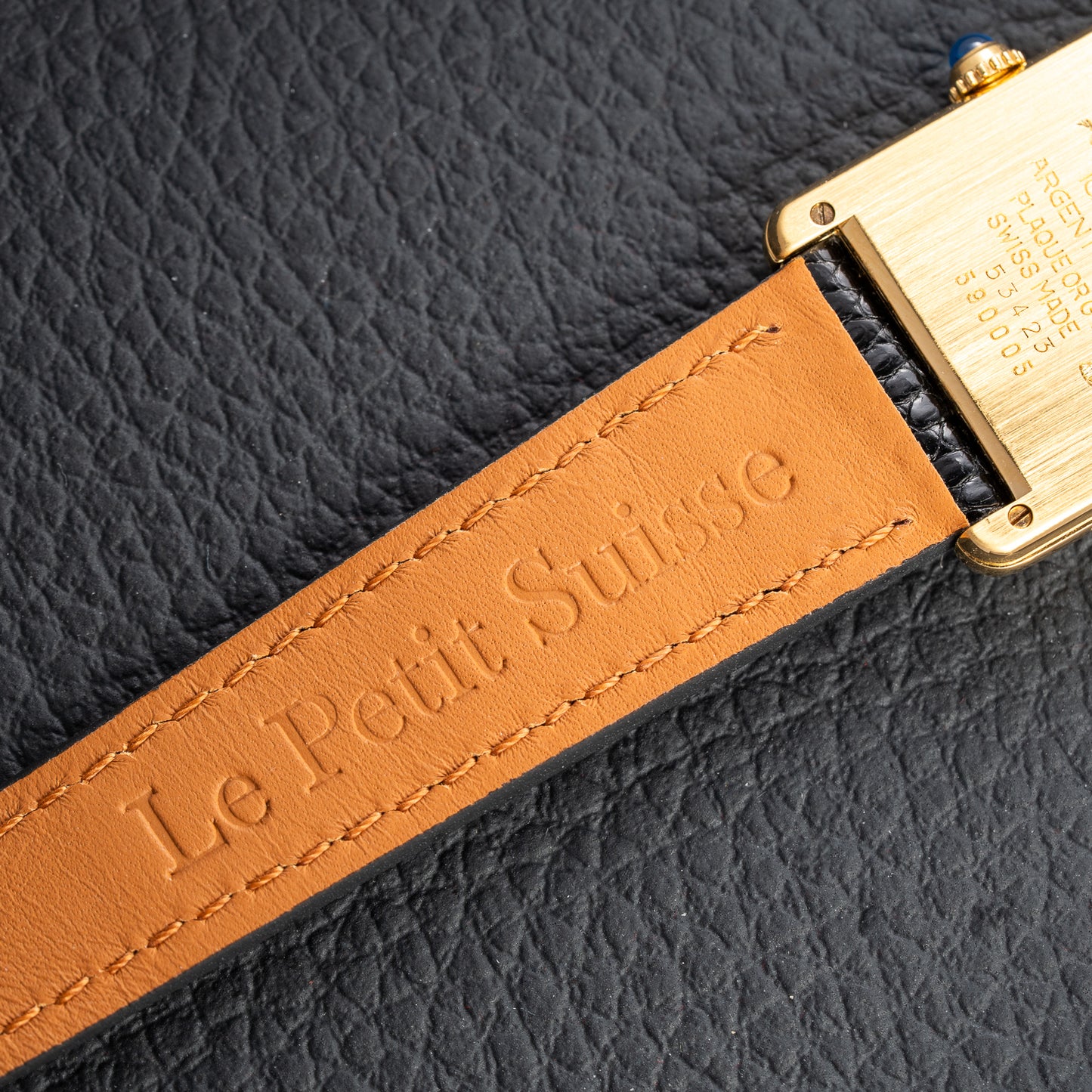 Cartier Tank Must de Rare Breguet Numerals Dial Vermeil Ref 590005 From 1990s