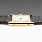 Cartier Tank Must de Rare Breguet Numerals Dial Vermeil Ref 590005 From 1990s