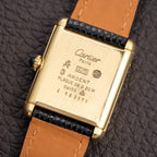 Cartier Tank Must de Vermeil Lemon Roman Dial  GM Cartier Service 2026