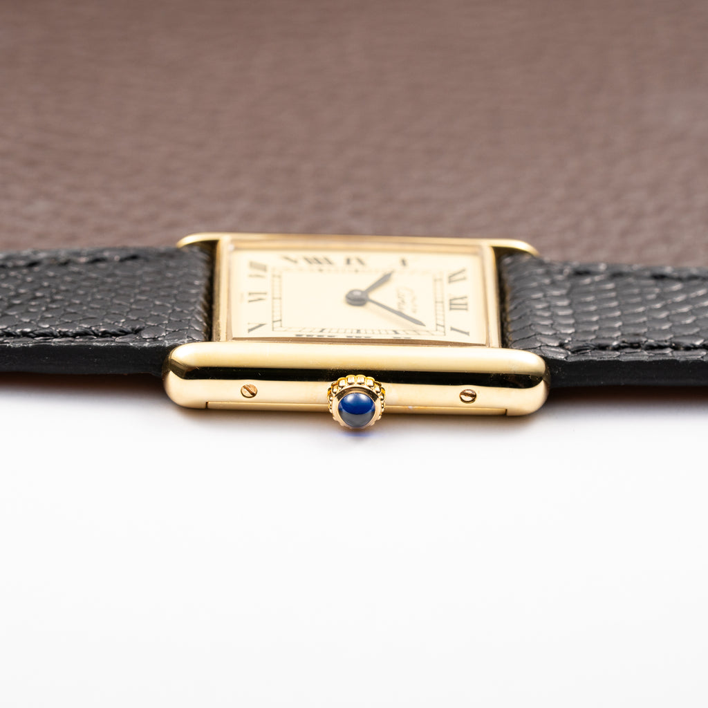 Cartier Tank Must de Vermeil Lemon Roman Dial  GM Cartier Service 2026