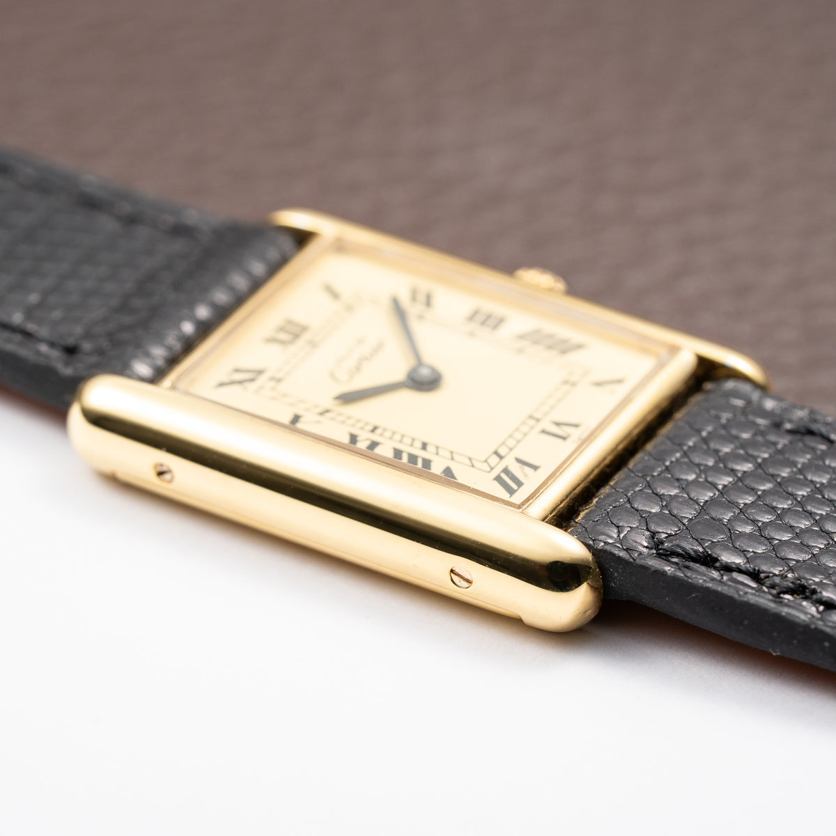 Cartier Tank Must de Vermeil Lemon Roman Dial  GM Cartier Service 2026