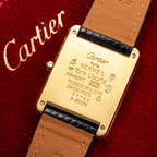 Cartier Tank Must de Lemon Roman Dial Vermeil With Cartier Service 2026 2y Warranty Ref 6 81006 from 1980s
