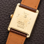 Cartier Tank Must de Lemon Roman Dial Vermeil GM Ref. 590005 From 1990s