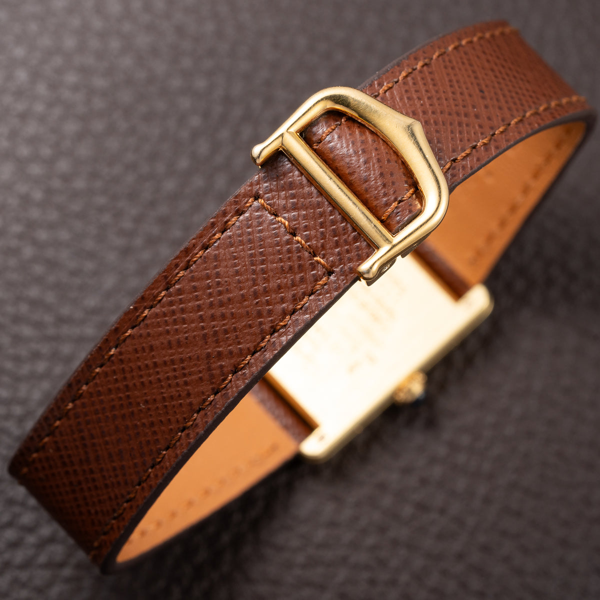 Cartier Tank Must de Lemon Roman Dial Vermeil GM Ref. 590005 From 1990s