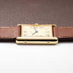 Cartier Tank Must de Lemon Roman Dial Vermeil GM Ref. 590005 From 1990s